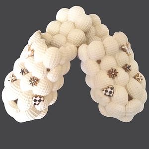 Coexist plastic clogs with golden embellisment in size 11